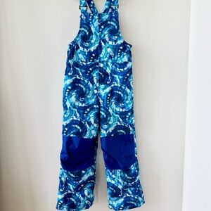 Lands End Blue Snow Bibs